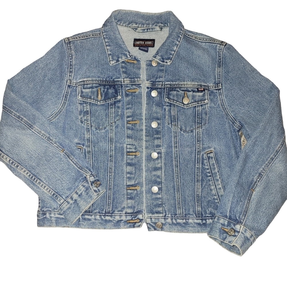 Vintage Denim Jacket by Limited Jeans - Blue, Size Medium